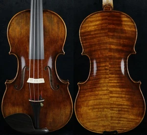 Nicely Handmade full Violin after Stradivari 1716 Messiah Violin 4/4 Great Sound - Picture 1 of 12