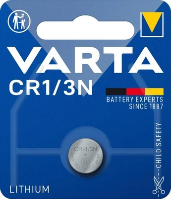 VARTA Batterien Knopfzelle CR1/3N, 1 Stück, Lithium Coin, 3V, kindersichere - Bild 1 von 4