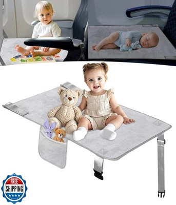Cama de avión para niños pequeños, cama de viaje para niños pequeños extensor de asiento de avión para niños, Pla Foto 1 de 4