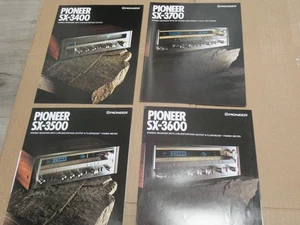Receptor Pioneer SX-3700 SX-3600 SX3500 SX3400 Vintage Original 4 Catálogo - Imagen 1 de 10