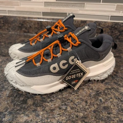 Nike Acg Mountain Fly 2 Low Gtx Dark Smoke Grey-Khaki Sz 8.5 [HF6245-002] - Image 1 of 4