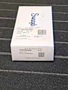 SWAGELOK 6LV-8-VCR-3-8TB2, 6LV8VCR38TB2, BOX OF 10.... - Picture 1 of 5