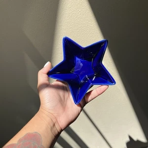 BIA Cordon Bleu Hand Glazed Blue Star Celestial Small Serving Bowl Bakeware - Picture 1 of 16
