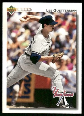 1992 Upper Deck New York Yankees Lee Guetterman #610 - Image 1 of 2