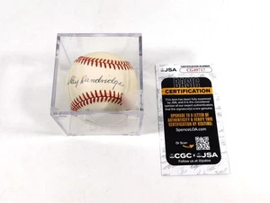 Ray Dandridge Signed Official OAL Baseball JSA Auto - Picture 1 of 8