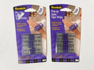 2 recambios de cinta pop-up Scotch SATINADO 225 tiras cada almohadilla púrpura para dispensador de mano - Imagen 1 de 6