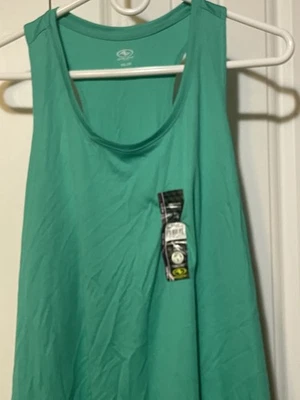 ATHLETIC WORKS MOISTURE WICKING TEAL RACER BACK Jersey TANK TOP  SZ  2XL - Image 1 of 4