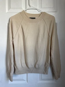 Banana Republic Pullover Damen Medium Creme 100% Kaschmir Rundhals LESEN!! - Bild 1 von 7