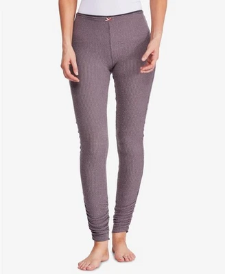Free People Lou Lou Ruched Thermal Leggings Gray S NEW! $38 - Image 1 of 3