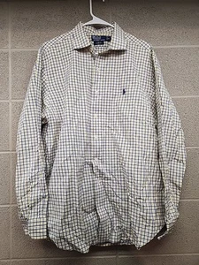 POLO RALPH LAUREN STANTON Classic FIT SHIRT MEN'S XLARGE Made In Philippines - Picture 1 of 5