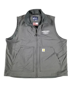 Carhartt Vest Mens XL Gray Super Dux Relaxed Fit Softshell Work Construction - Picture 1 of 13
