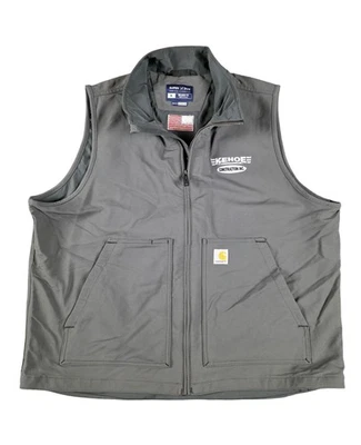 Carhartt Vest Mens XL Gray Super Dux Relaxed Fit Softshell Work Construction - Image 1 of 4