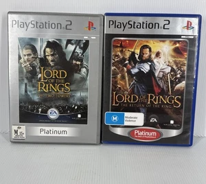 Lord of The Rings The Return of The King & The Two Towers PlayStation 2 Manual - Picture 1 of 7
