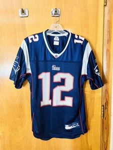 Reebok NFL New England Patriots Tom Brady #12 Youth L (14/16) Trikot - Bild 1 von 10