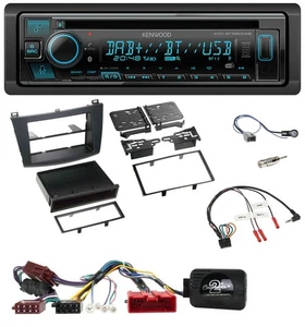 Kenwood Bluetooth DAB CD Lenkrad USB Autoradio für Mazda 3 2009-2013 aktiv - Bild 1 von 10