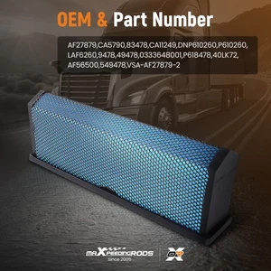 New Air Filter for Freightliner 122SD Cascadia Coronado AF27879, CA5790, 83478 - Foto 1 di 12