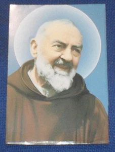 1 CALAMITA PADRE PIO SANTO PIO 15x10CM con gancio per chiodo e magnete - Bild 1 von 1