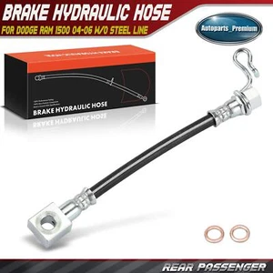 Rear Right Brake Hydraulic Hose for Dodge Ram 1500 2004-2006 Standard Cab Pickup - Picture 1 of 9