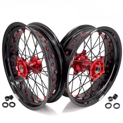 Llantas KKE 3.5/4.25 Supermoto para Honda CRF250R 2014-2025 CRF450R 2013-2025 Foto 1 de 4