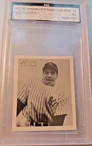 2001 Bowman Heritage #8 Phil Rizzuto FGS Gem Mint 10 - Bild 1 von 1