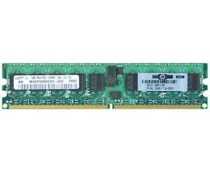 HP 1GB DIMM 400MHz DDR2 CL3 ECC Reg Memory (345113-051)