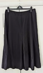 **Black Aline Midi Linen Blend Skirt Size 16 From BHS👗** - Picture 1 of 7