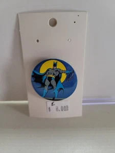 "Pin de botón trasero vintage 1989 de Batman DC Comics Inc. 1,5" - Imagen 1 de 1