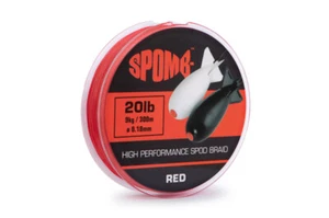 Spomb Spod Trenza Roja 20 lb 0,18 mm 300 m aparejo de pesca - Imagen 1 de 1