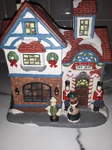Enchanted Forest Lightup Toy Shop  for your Holiday Village - Picture 1 of 7