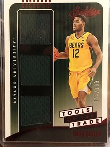 2021-22 Chronicles Draft Jared Butler Jersey Relic RC #/ baylor bears basketball