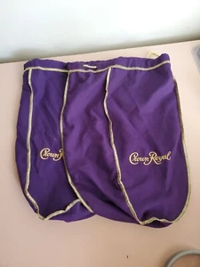 2 GRANDI BORSE A STRINGA ROYAL ROYAL VIOLA - Foto 1 di 2