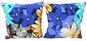 MISSONI HOME ZWEI KISSENBEZÜGE IN-OUTDOOR Sonne Schimmel schmutzabweisend 16x16" LUSAKA 150 - Bild 1 von 6
