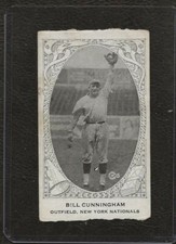 1922 W573 Vintage Strip Card, Bill Cunningham, New York Giants, Rare!