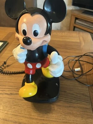 Vintage Tyco Mickey Mouse Backpack Telephone 1987 - Image 1 of 4