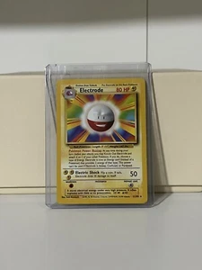 Electrode Non-Holo WOTC Pokemon Card 25/130 Base 2 Set PLAYED - Picture 1 of 2