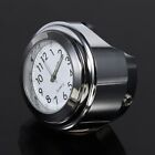 New 7/8 1 Motorcycle Handlebar Mount Watch Precise Time Keeping Dial Clock White