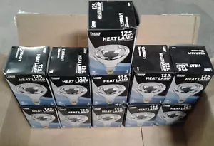QTY 11 FEIT Electric BR40 120 Volt Heat Lamp 125Watt 125R40/1 - New in Box - Picture 1 of 5