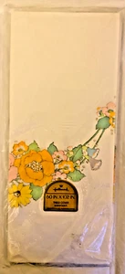Hallmark 60 in. X 102 in. Vintage Table Cover - Wildflowers Border Design - NEW! - Picture 1 of 3