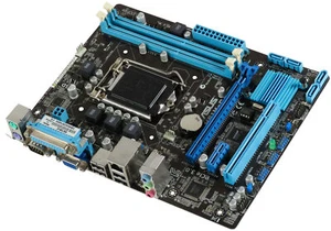 Carte Mère ASUS H61M-C LGA1155 Intel H61 2xDDR3 Pcie PCI 4xSATA 4xUSB Lpt Com - Photo 1/2