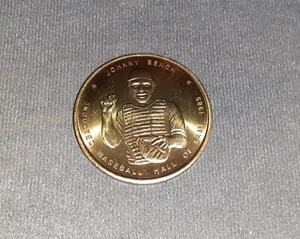 Johnny Bench Cincinnati Reds Hall of Fame Medal Coin Fifth Third Bank 1989 - Picture 1 of 2