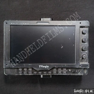TV Logic 7" High Brightness SRM-074W HD Monitor W/ Gold Mount Plate (3 of 4) - Picture 1 of 9