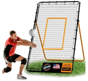 Adjustable Volleyball Rebounder Net, Volleyball Training Equipment Bounce Back - Picture 1 of 5