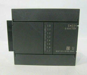 Modulo ingresso Siemens Simatic EM221 DI8xAC120V 6ES7 221-1EF00-0XA0 - Foto 1 di 8