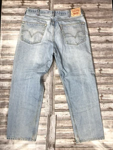 VTG y2k levi 550 jeans men's 38x30 relaxed fit light - Picture 1 of 13