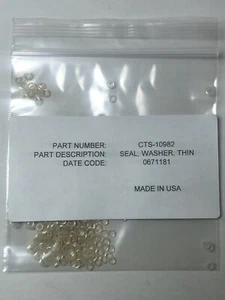 LOT (100) SCIENCIX THIN WASHER SEAL for Shimadzu, Agilent, Thermo, Waters HPLC - Picture 1 of 2