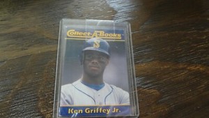 COLLECT-A-BOOKS 1990 KEN  GRIFFEY JR. SERIES A BOOK 3  BASEBALL CARD