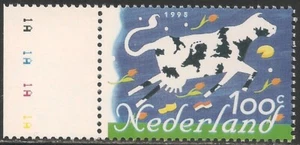 Países Bajos #873 (A319) En muy buen estado sin montar o nunca montada - 1995 100c vaca, productos holandeses, mapas - Imagen 1 de 1