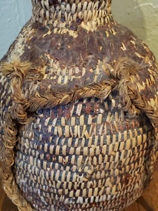 Antique OLD Native American Indian Paiute APACHE water tus basket 19th c. - Picture 1 of 8