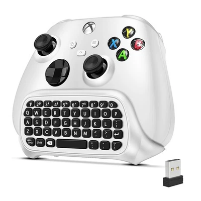 2.4G Mini Wireless Bluetooth Chatpad Messenger Keyboard for Xbox One Controller - Image 1 of 4