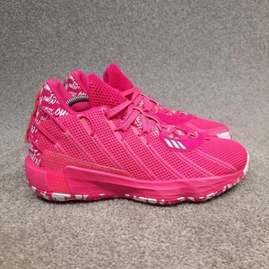 Adidas Dame 7 I Am My Own Fan Pink Basketball Shoes Sneaker Mens 8.5 FY9359 - Picture 1 of 11